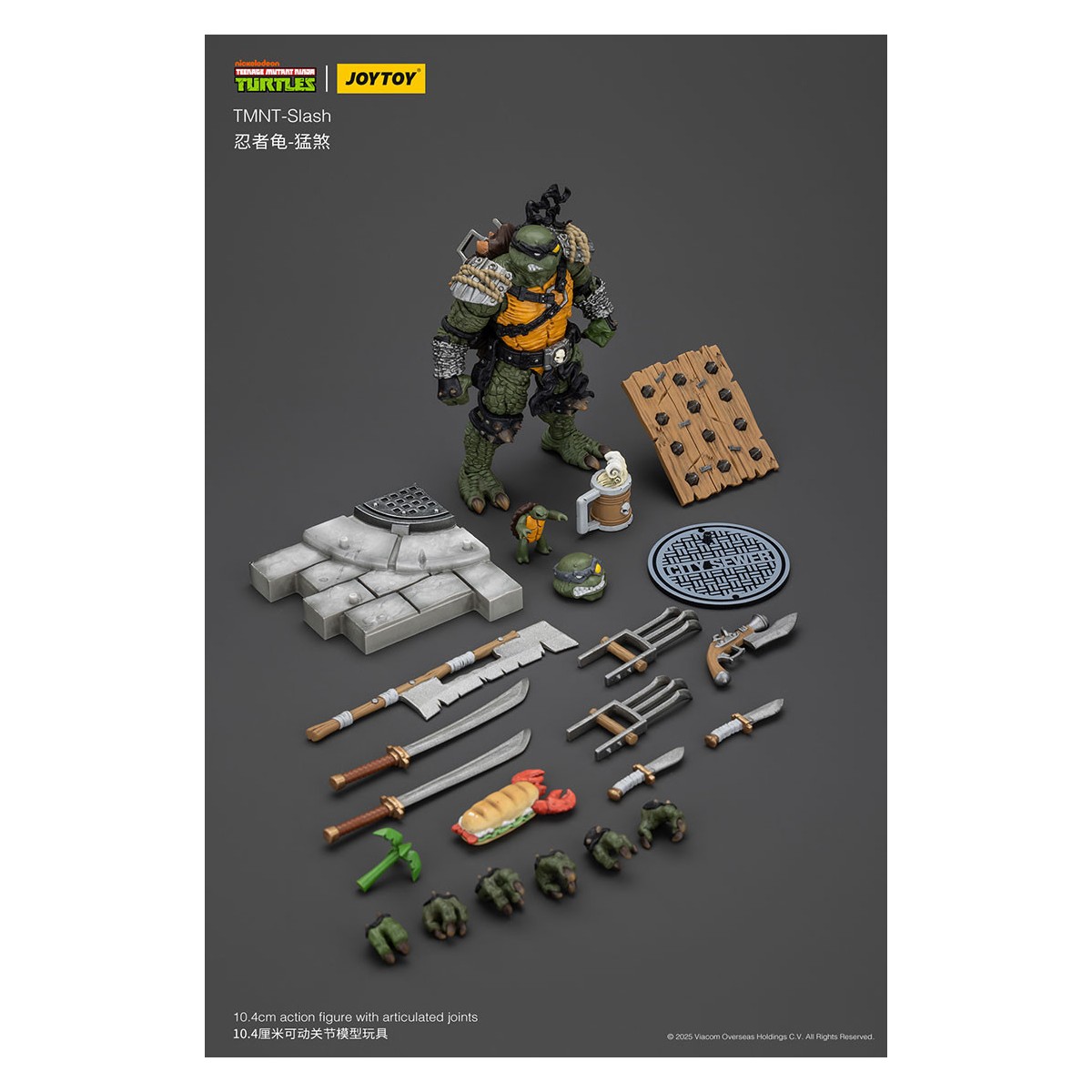 JoyToy TMNT - Slash - Teenage Mutant Ninja Turtles 1/18