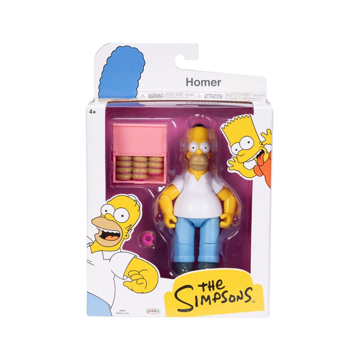 Jakks Pacific - Die Simpsons - Wave 1 Homer, Bart, Willie, Otto.