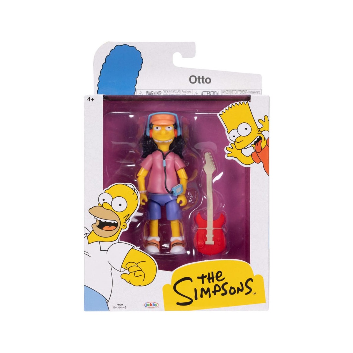 Jakks Pacific - Die Simpsons - Wave 1 Homer, Bart, Willie, Otto.