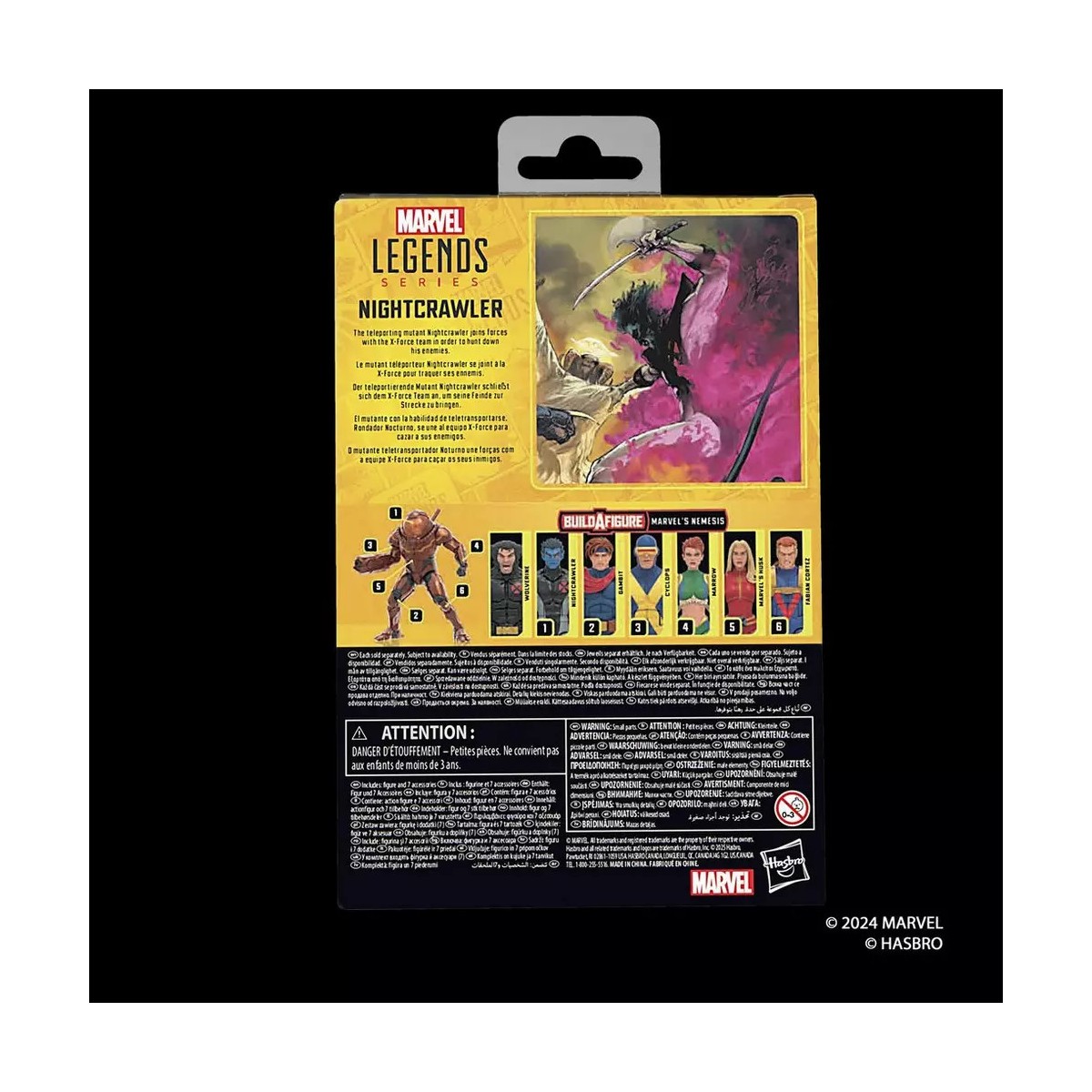 Hasbro Marvel Legends Series X-Men - Nightcrawler X-Force - Nemesis Wave
