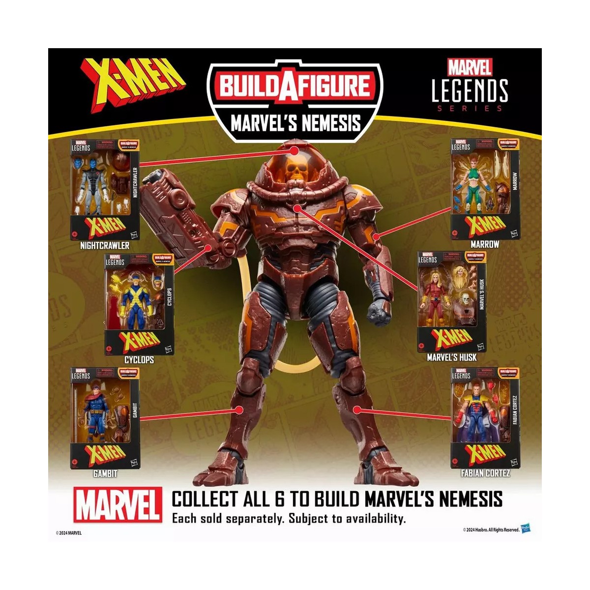 Hasbro Marvel Legends Series X-Men - Marrow - Nemesis Wave
