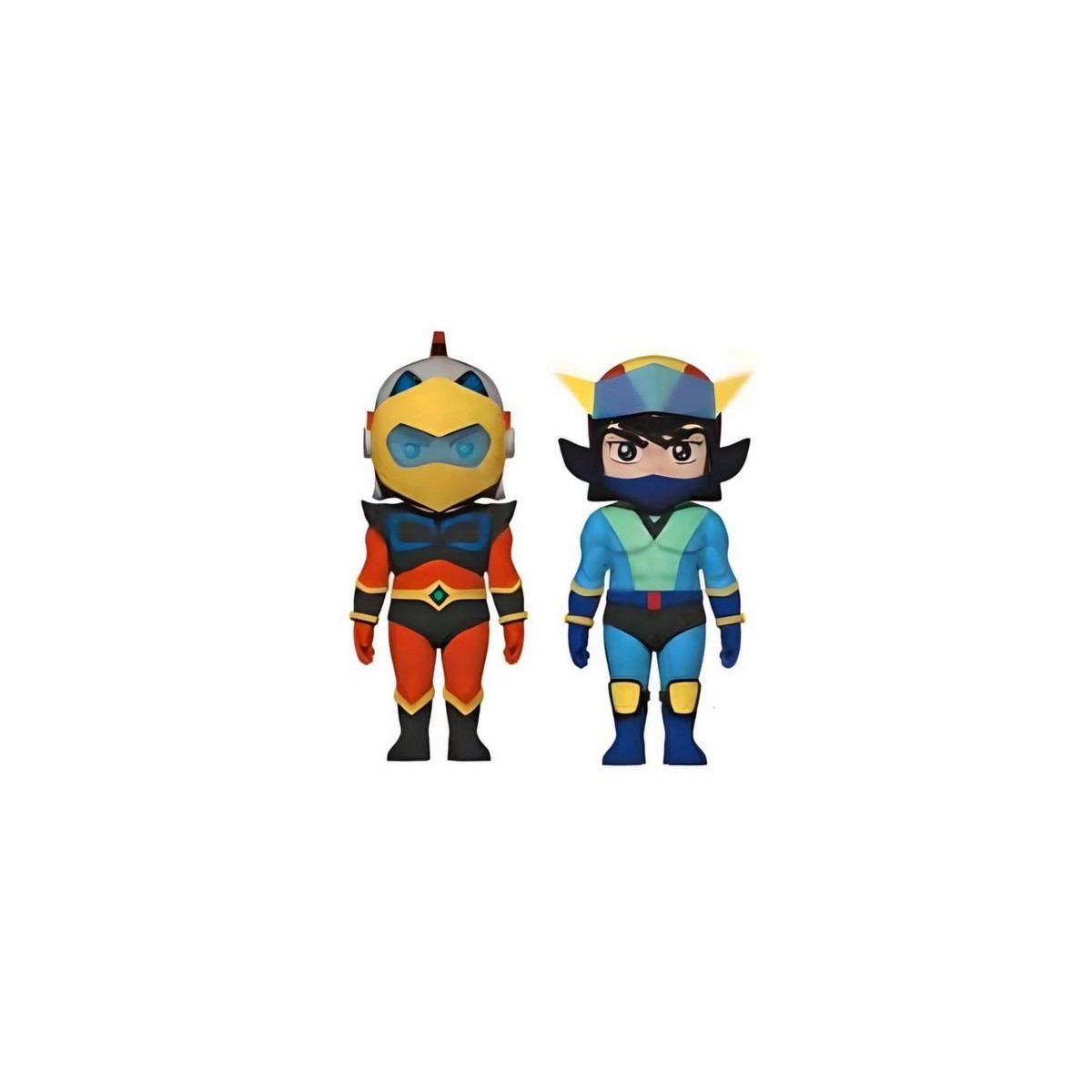 Plastoy - GOLDORAK - Untertasse und Goldorak - Spazer & Grendizer Standing Set