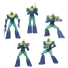 Plastoy - GOLDORAK - Pack 5 Figuren Soldat von Vega - Vegan Soldiers