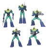 Plastoy - GOLDORAK - Pack 5 Figuren Soldat von Vega - Vegan Soldiers
