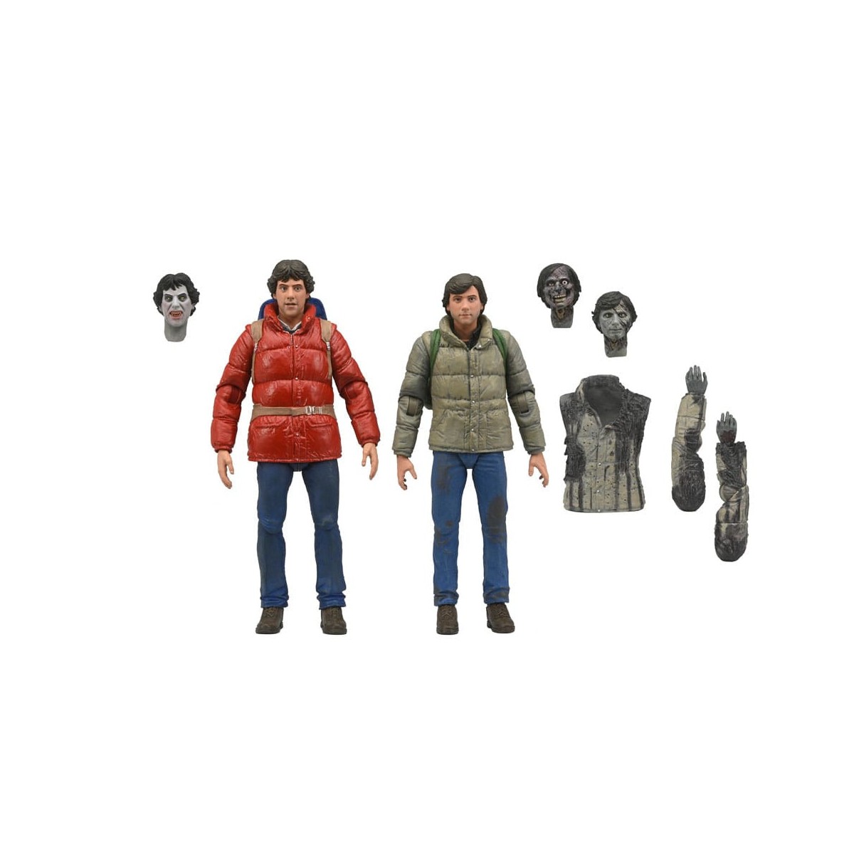 NECA - Jack and David - Der Werwolf von London - An American Werewolf in London