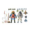 NECA - Space Adventure Donatello & Samurai Adventure Michelangelo - TMNT Cartoon