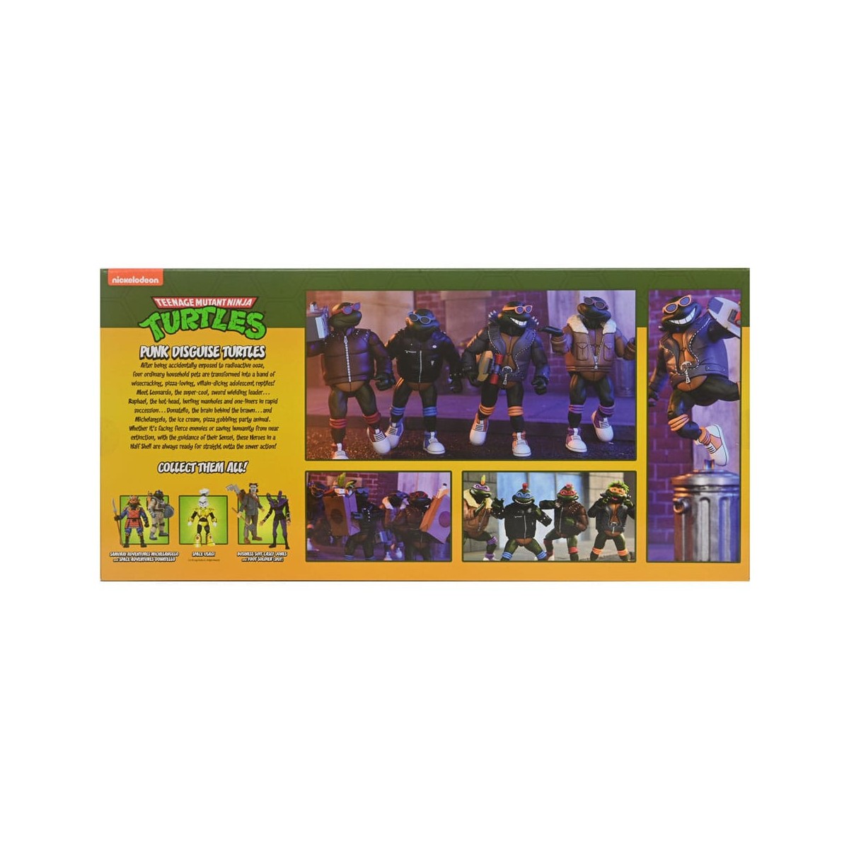 NECA - Punk Turtles 4 Pack - TMNT Cartoon