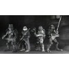 NECA - Turtles Black & White 4er-Pack Actionfiguren - Universal Monsters x TMNT