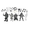 NECA - Turtles Black & White 4er-Pack Actionfiguren - Universal Monsters x TMNT
