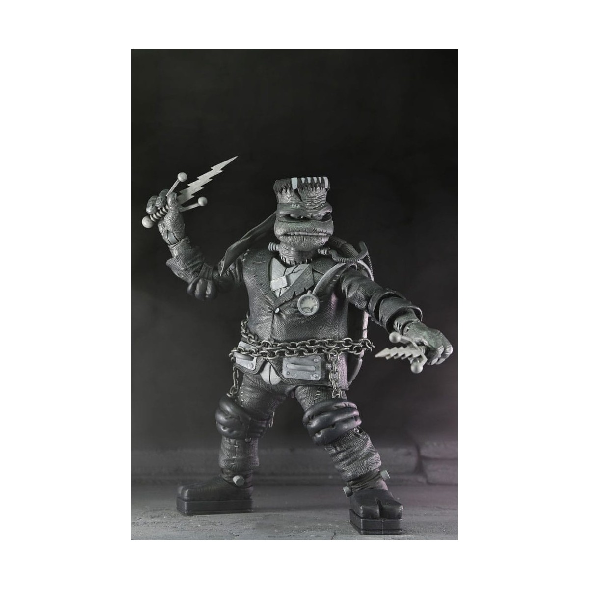 NECA - Turtles Black & White 4er-Pack Actionfiguren - Universal Monsters x TMNT