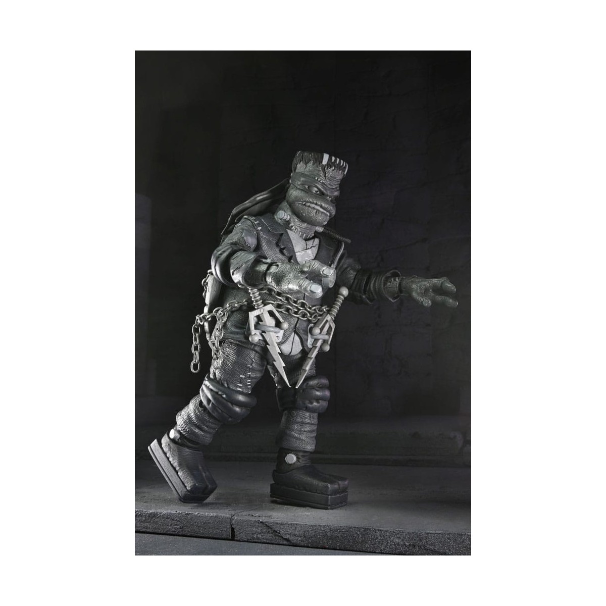 NECA - Turtles Black & White 4er-Pack Actionfiguren - Universal Monsters x TMNT
