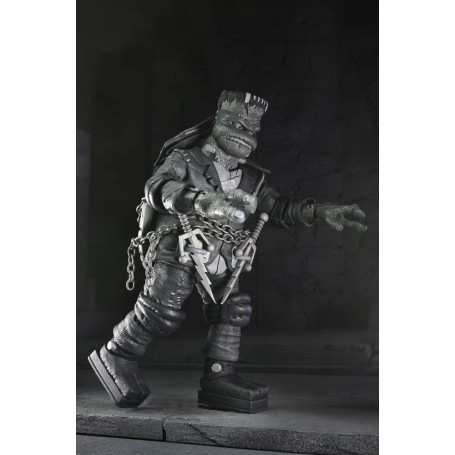 NECA - Turtles Black & White 4er-Pack Actionfiguren - Universal Monsters x TMNT