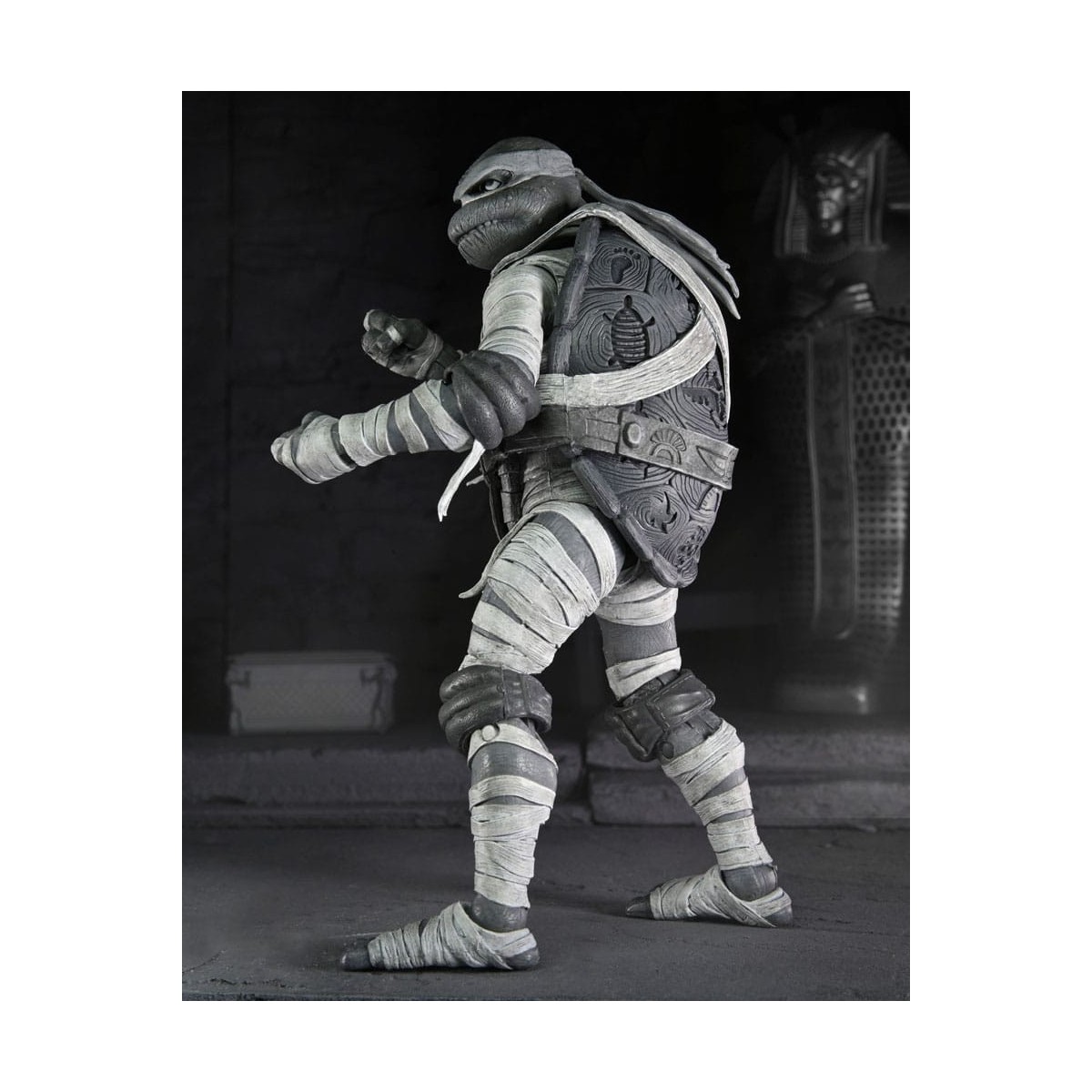 NECA - Turtles Black & White 4er-Pack Actionfiguren - Universal Monsters x TMNT