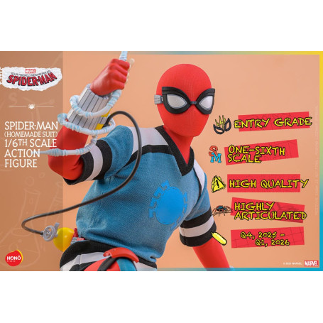 Hot Toys/Hono Studio - Marvel - Ihr treuer Diener Spider-Man - Spider-Man (Homemade Suit) 1/6