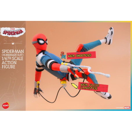 Hot Toys/Hono Studio - Marvel - Ihr treuer Diener Spider-Man - Spider-Man (Homemade Suit) 1/6