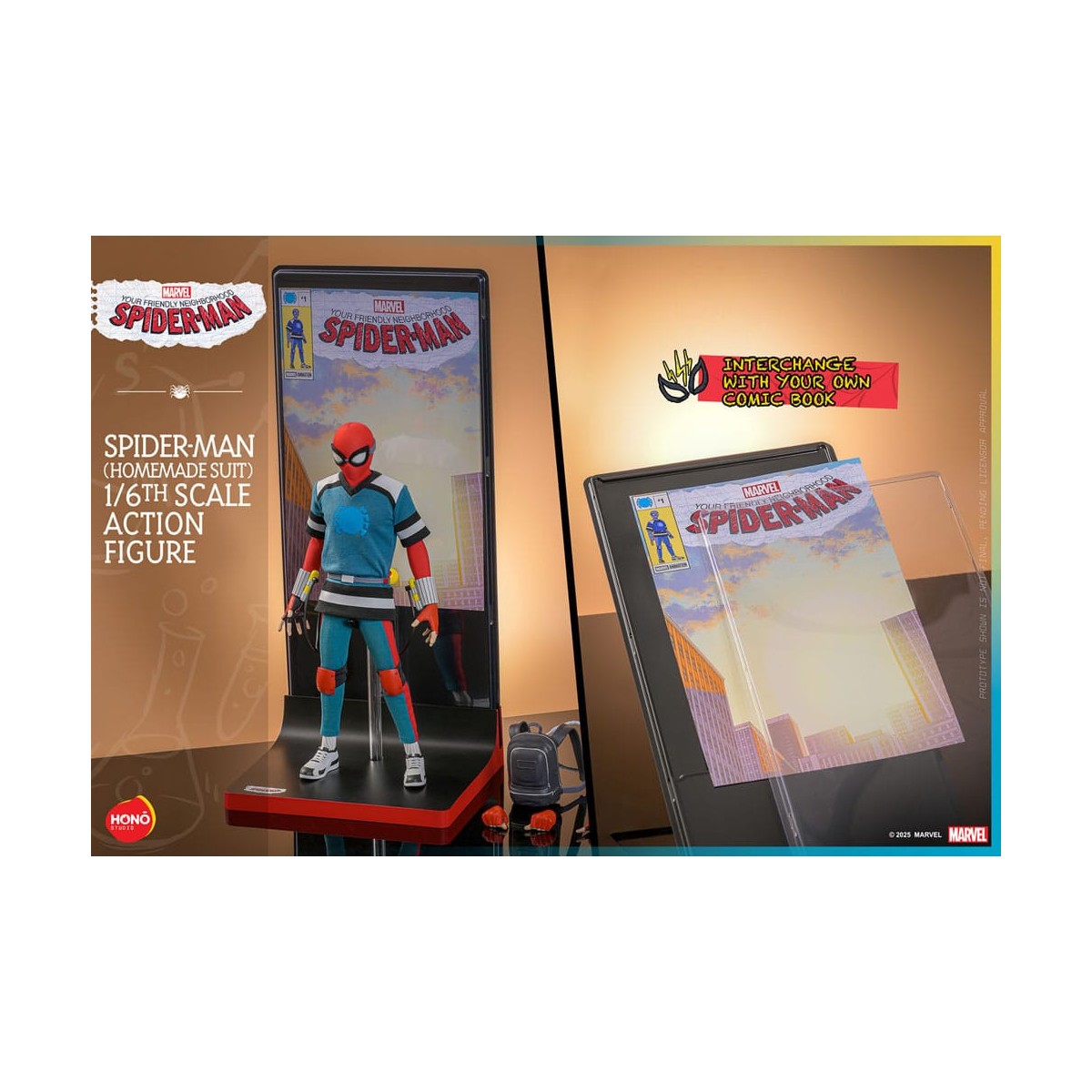 Hot Toys/Hono Studio - Marvel - Ihr treuer Diener Spider-Man - Spider-Man (Homemade Suit) 1/6