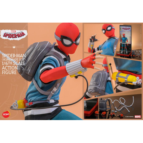 Hot Toys/Hono Studio - Marvel - Ihr treuer Diener Spider-Man - Spider-Man (Homemade Suit) 1/6