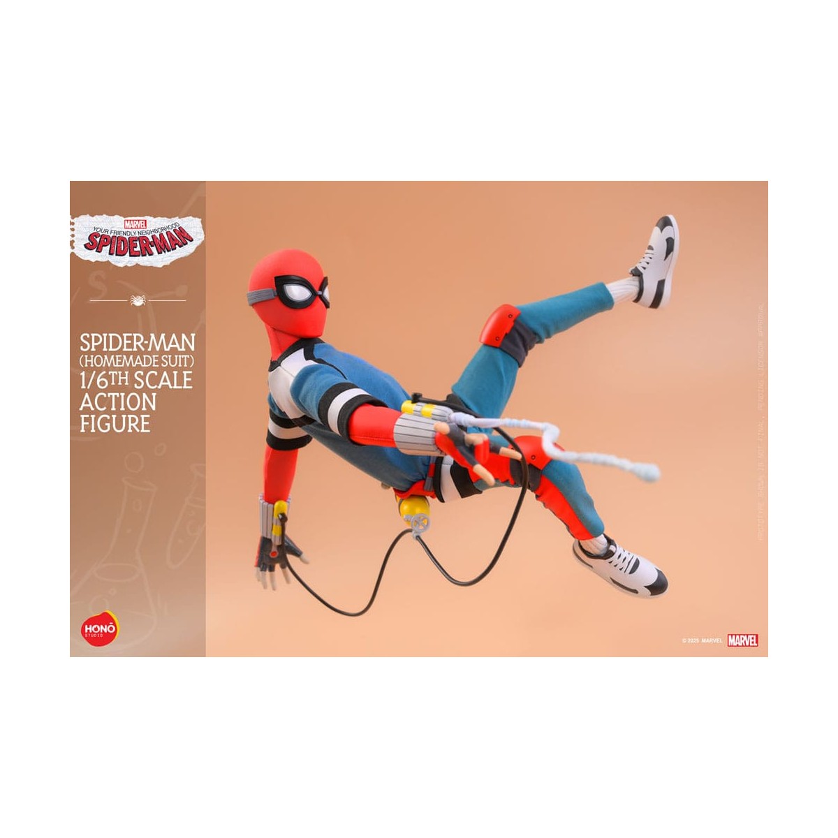 Hot Toys/Hono Studio - Marvel - Ihr treuer Diener Spider-Man - Spider-Man (Homemade Suit) 1/6
