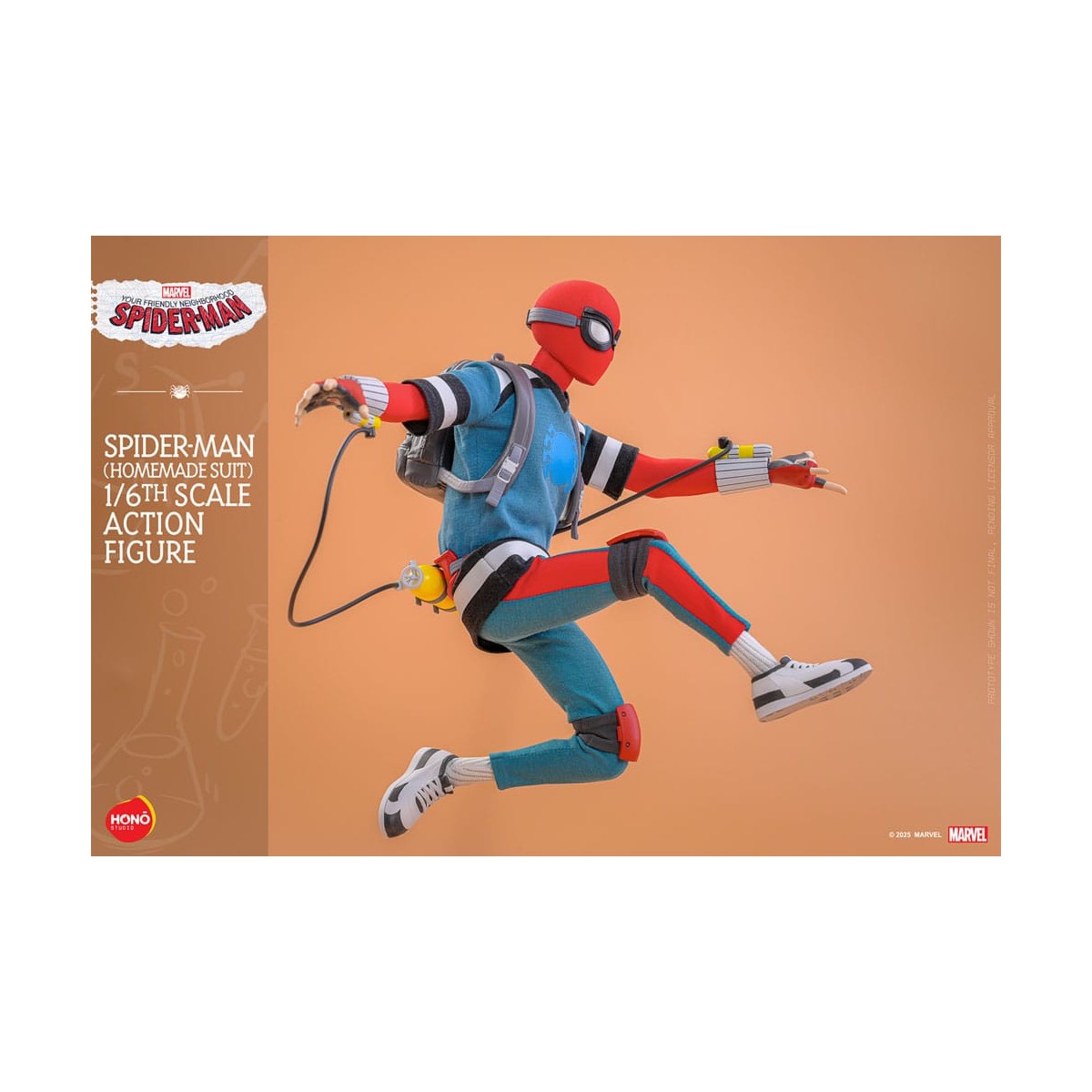 Hot Toys/Hono Studio - Marvel - Ihr treuer Diener Spider-Man - Spider-Man (Homemade Suit) 1/6