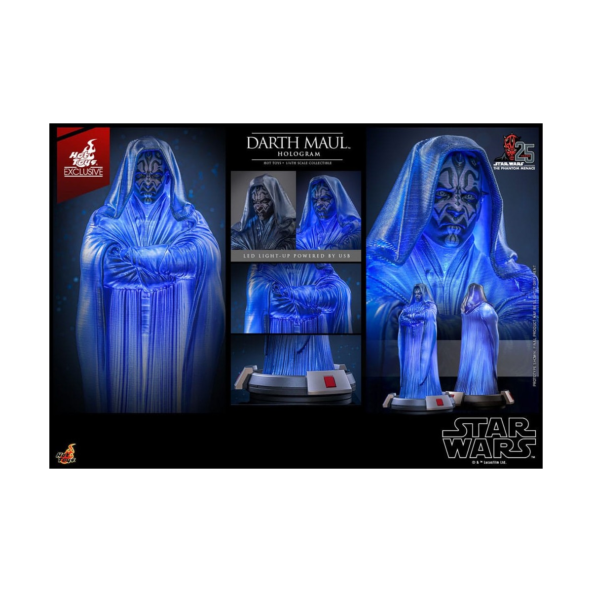 Hot Toys Star Wars - Darth Maul Hologram Exclusive - Episode I