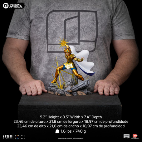 Iron Studios - Saint Seiya - Leo Aiolia BDS Art Scale 1/10 - Die Ritter des Zodiakus Aior des Löwen