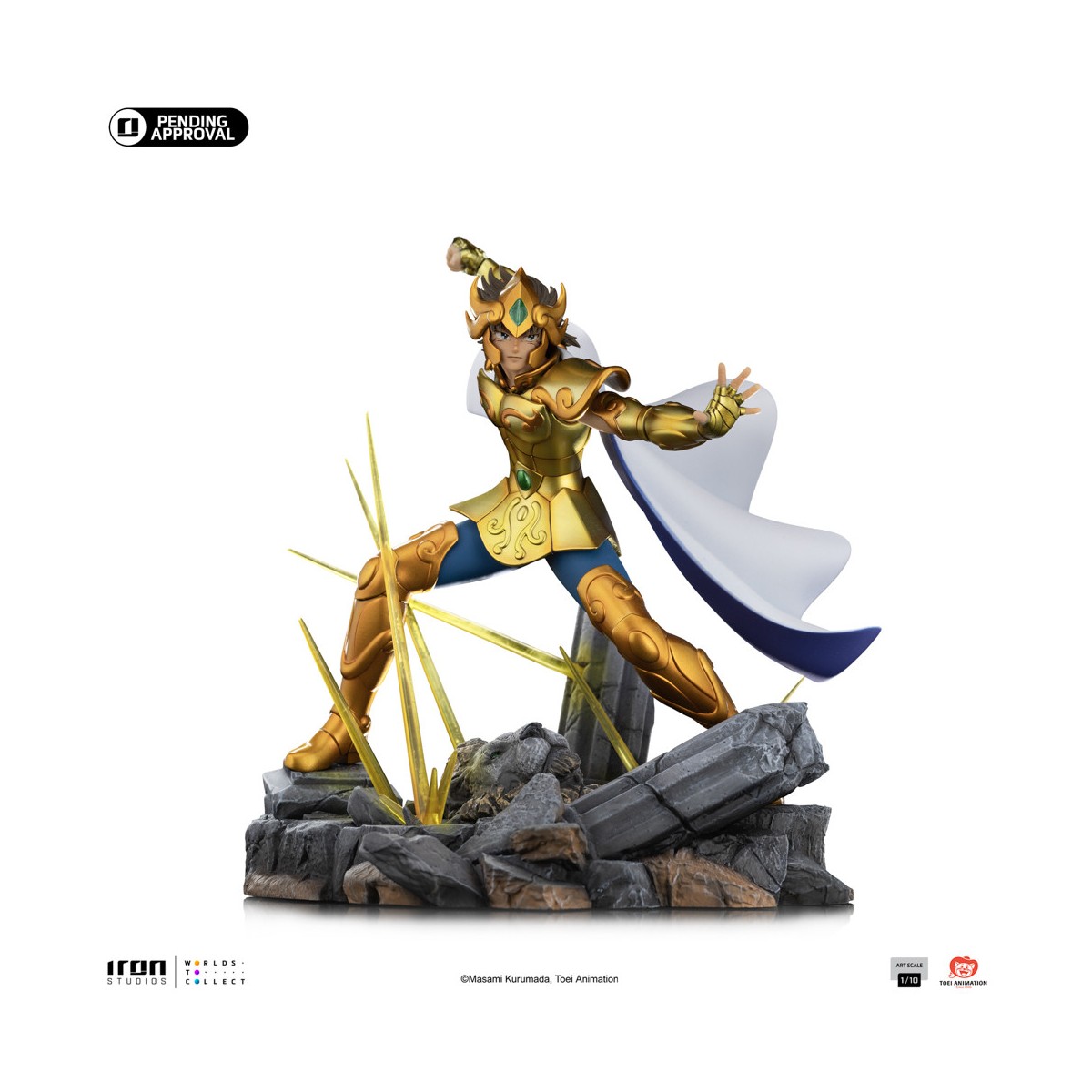 Iron Studios - Saint Seiya - Leo Aiolia BDS Art Scale 1/10 - Die Ritter des Zodiakus Aior des Löwen