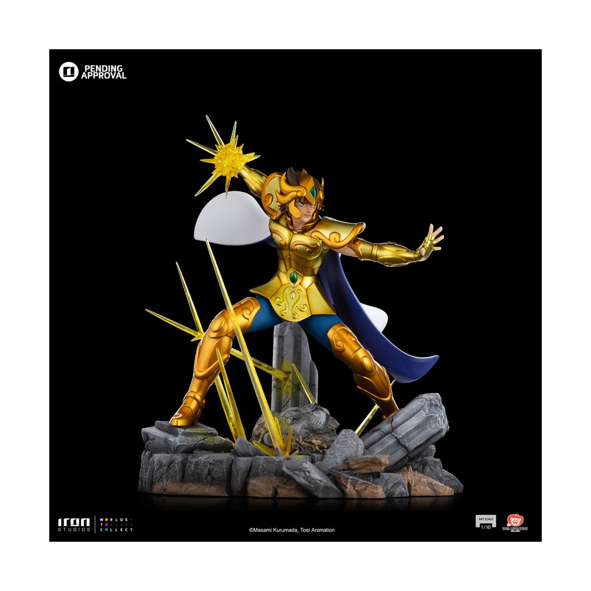 Iron Studios - Saint Seiya - Leo Aiolia BDS Art Scale 1/10 - Die Ritter des Zodiakus Aior des Löwen