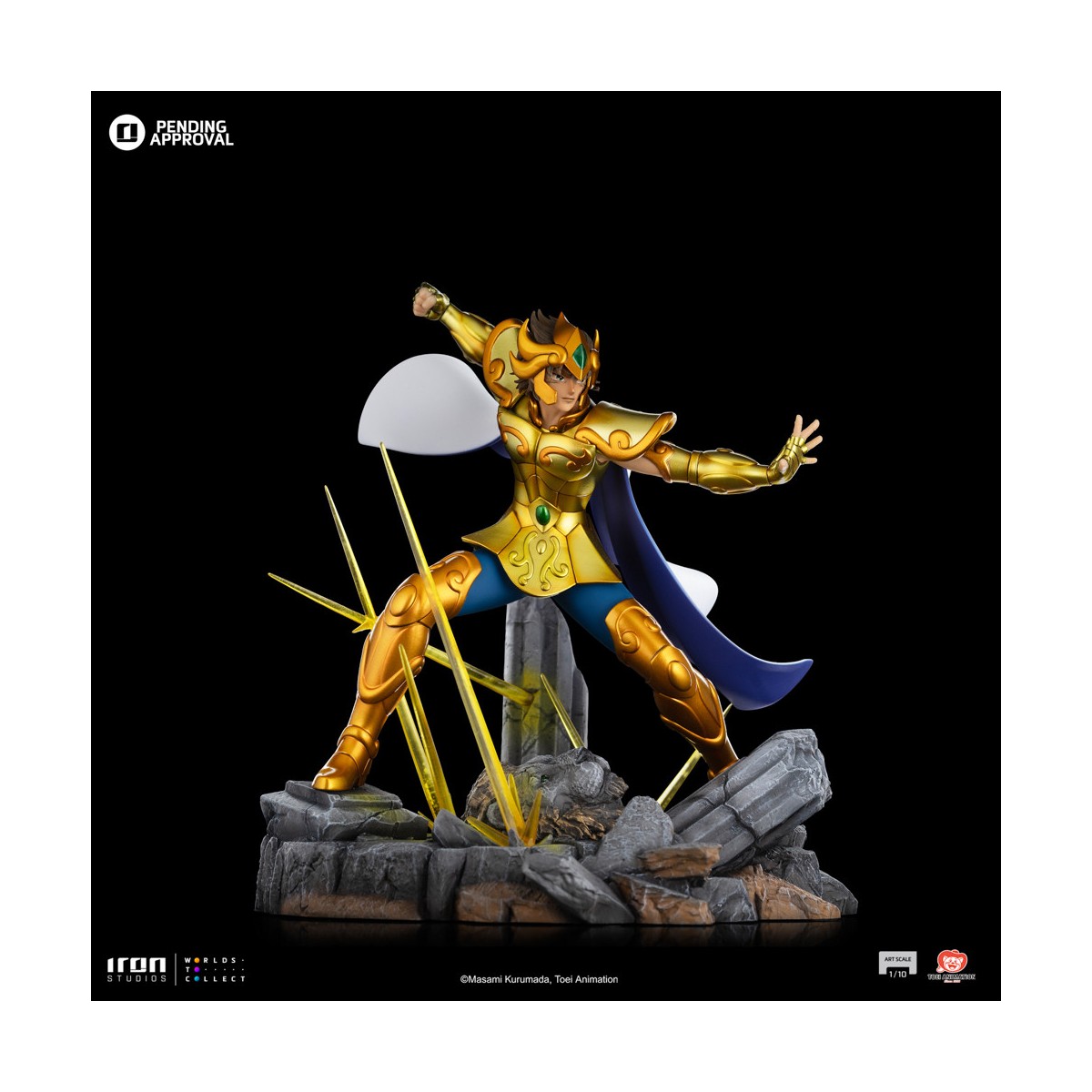 Iron Studios - Saint Seiya - Leo Aiolia BDS Art Scale 1/10 - Die Ritter des Zodiakus Aior des Löwen