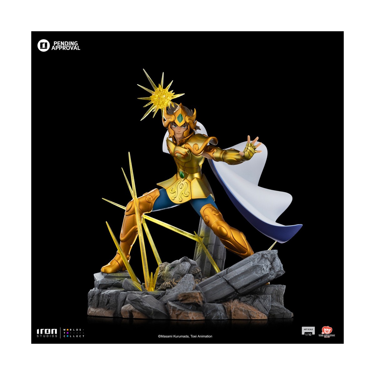 Iron Studios - Saint Seiya - Leo Aiolia BDS Art Scale 1/10 - Die Ritter des Zodiakus Aior des Löwen