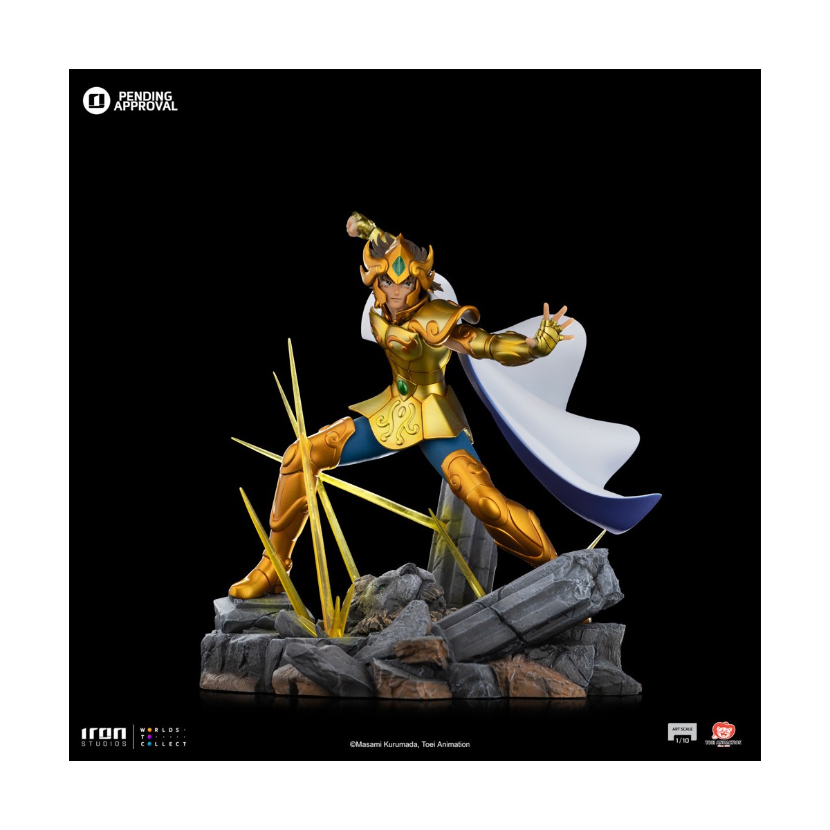 Iron Studios - Saint Seiya - Leo Aiolia BDS Art Scale 1/10 - Die Ritter des Zodiakus Aior des Löwen