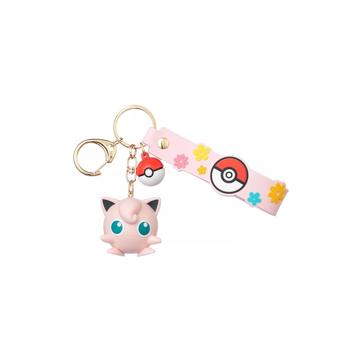 Funism Pokemon Keychain Schlüsselanhänger Rondoudou - Jigglypuff - Purin