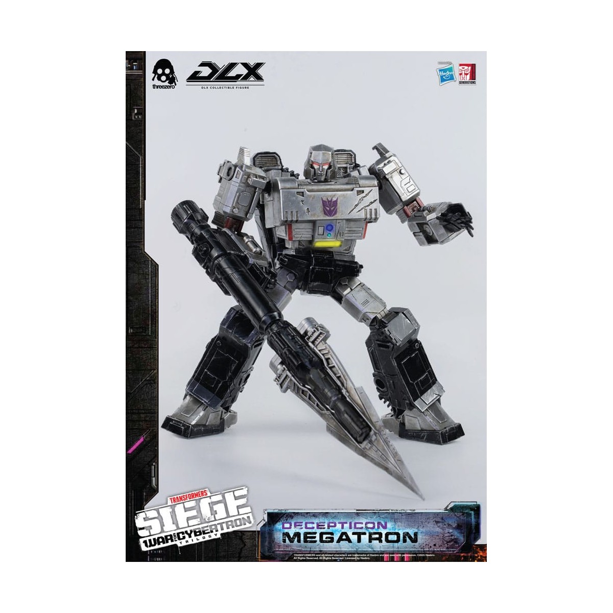 Three0 Transformers - DLX MEGATRON - War For Cybertron Trilogy