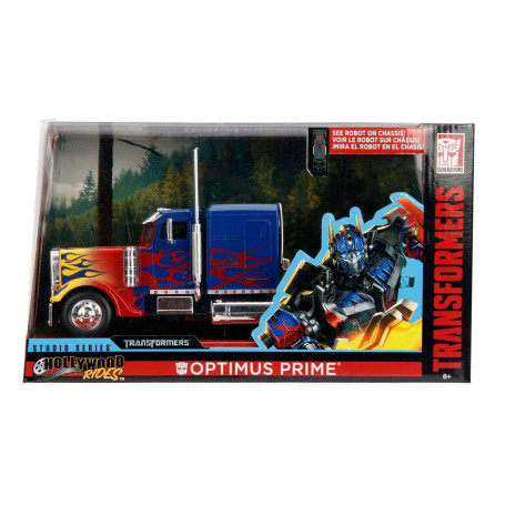 Jada Toys - Hollywood Rides - Optimus Prime 1/24 Transformers - Metals Diecast 