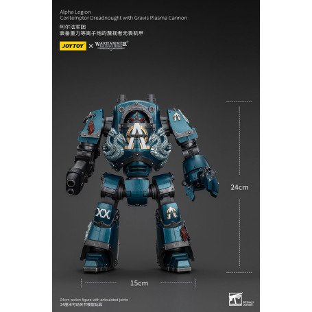 Joytoy - Warhammer - Alpha Legion - Contemptor Dreadnought with Gravis Plasma Cannon - The Horus Heresy