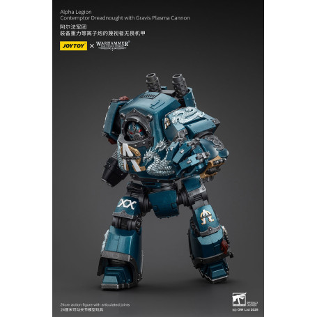 Joytoy - Warhammer - Alpha Legion - Contemptor Dreadnought with Gravis Plasma Cannon - The Horus Heresy