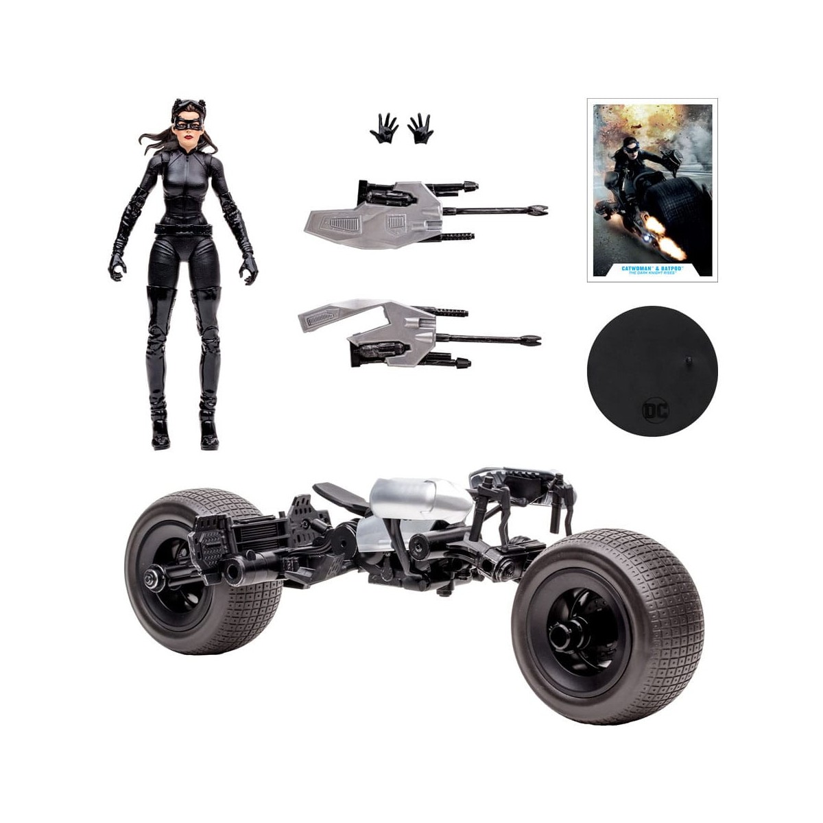Mc Farlane - DC Multiverse - Batpod mit Catwoman 1/12 (The Dark Knight Rise)