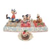 Enesco - Disney Traditions Tic & Tac machen Schlittenfahrt