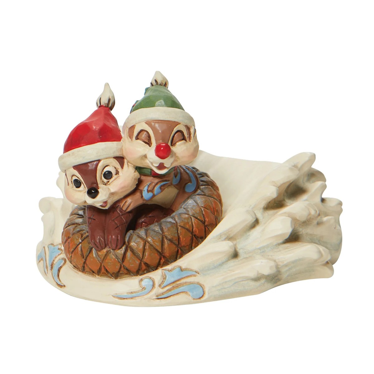 Enesco - Disney Traditions Tic & Tac machen Schlittenfahrt