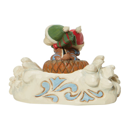 Enesco - Disney Traditions Tic & Tac machen Schlittenfahrt