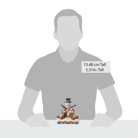 Enesco - Tic & Tac Schneemann - Disney Traditions by Jim Shore