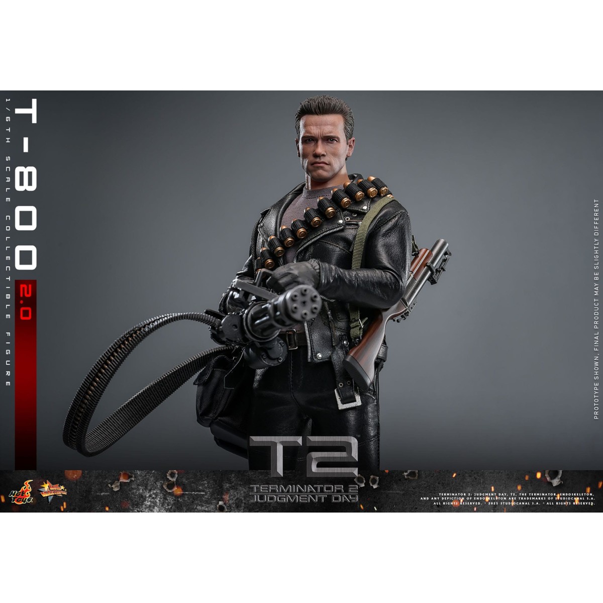Hot Toys - Terminator 2: Judgment Day MMS 1/6 - Battle Damaged T-800 V2.0