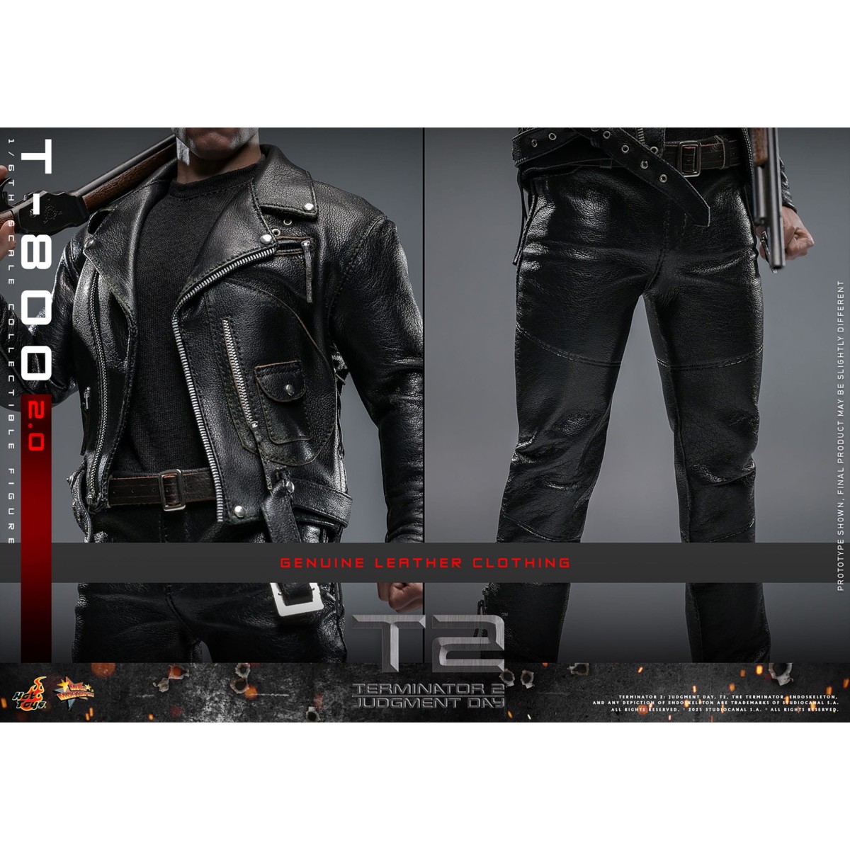 Hot Toys - Terminator 2: Judgment Day MMS 1/6 - Battle Damaged T-800 V2.0