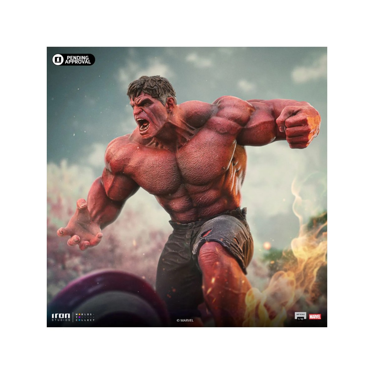 Iron Studios - Marvel - RED HULK Arts Scale 1/10 - Captain America: Brave New World BDS Arts Scale 1/10