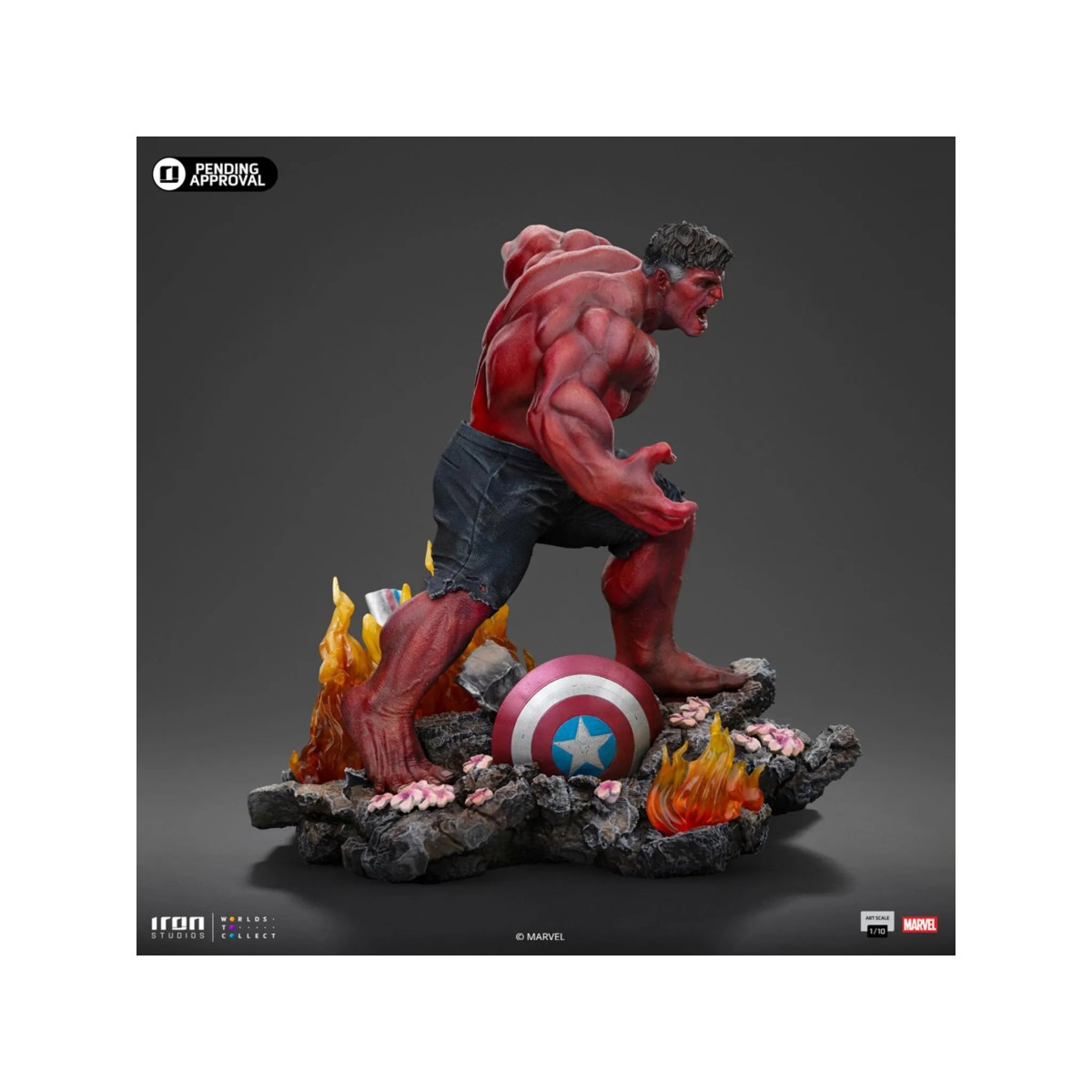 Iron Studios - Marvel - RED HULK Arts Scale 1/10 - Captain America: Brave New World BDS Arts Scale 1/10