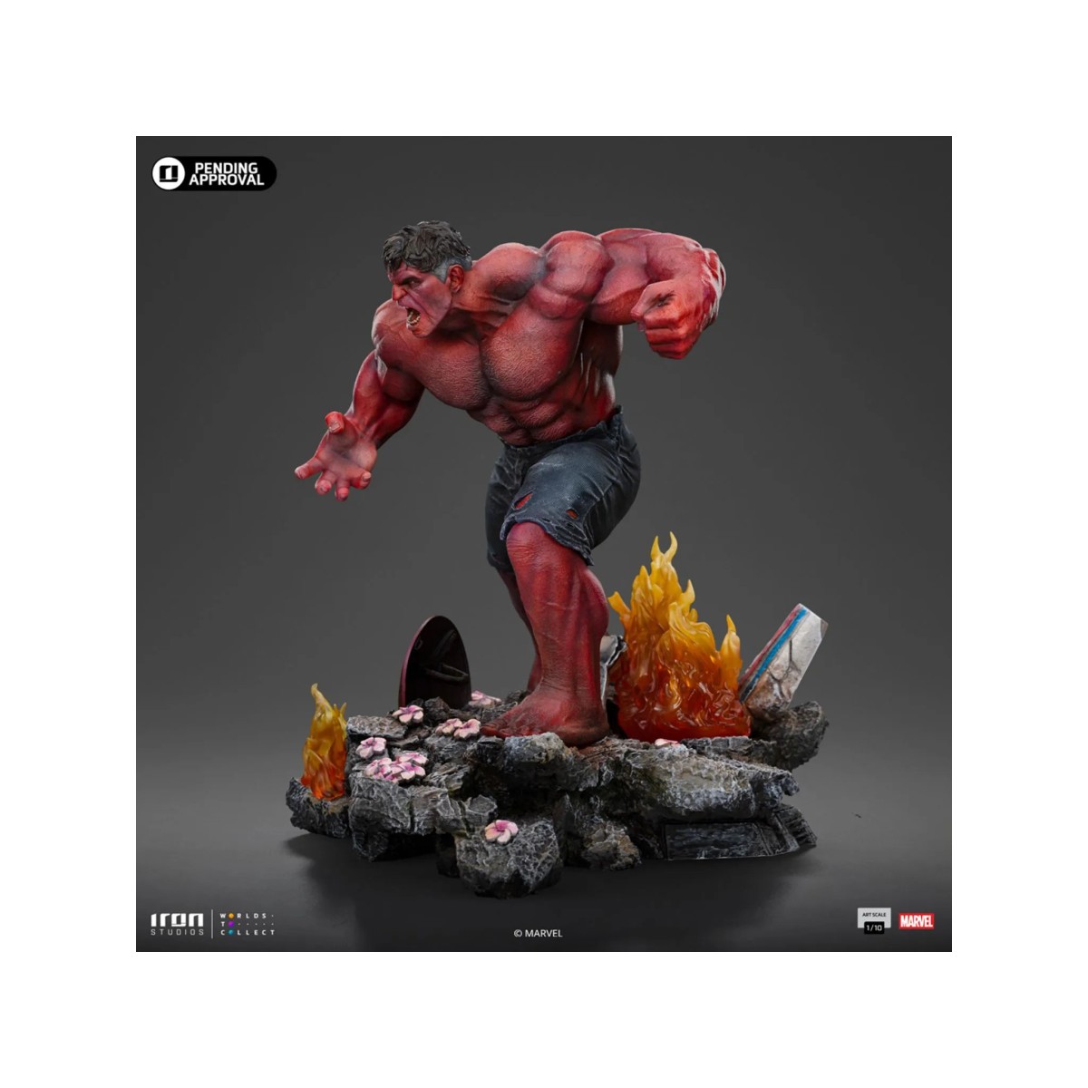 Iron Studios - Marvel - RED HULK Arts Scale 1/10 - Captain America: Brave New World BDS Arts Scale 1/10