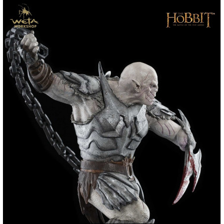 Weta Statue Le Hobbit - Azog Commander of Legions