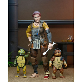 NECA - IDW Comics - Grammy April mit Baby Yi & Moja - The Last Ronin The Lost Years - TMNT