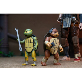 NECA - IDW Comics - Grammy April mit Baby Yi & Moja - The Last Ronin The Lost Years - TMNT