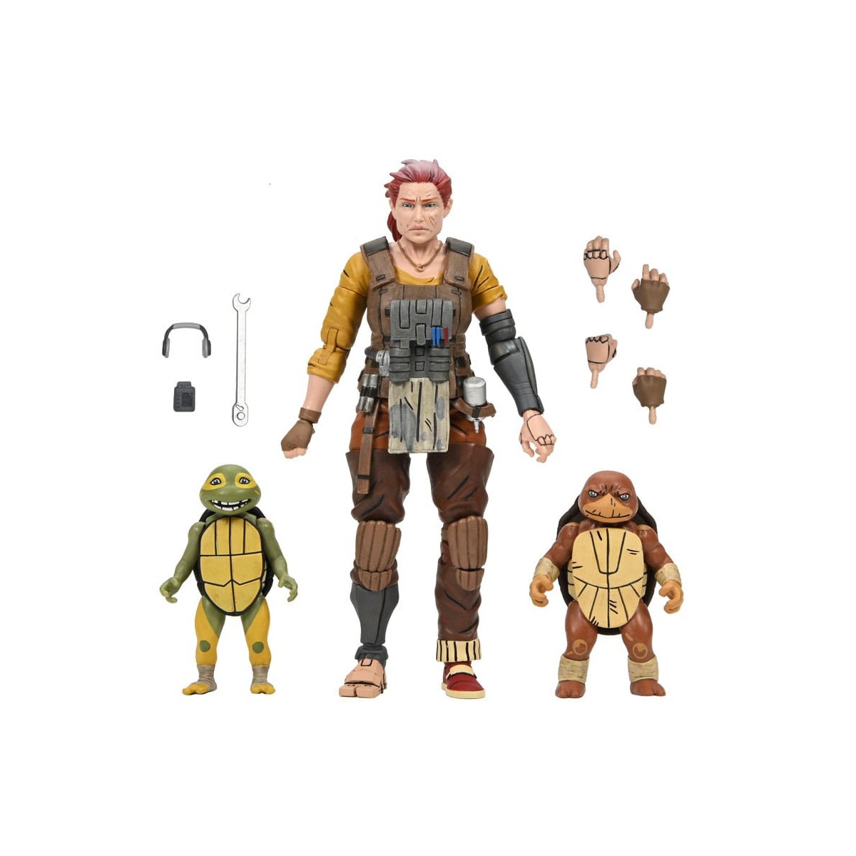 NECA - IDW Comics - Grammy April mit Baby Yi & Moja - The Last Ronin The Lost Years - TMNT