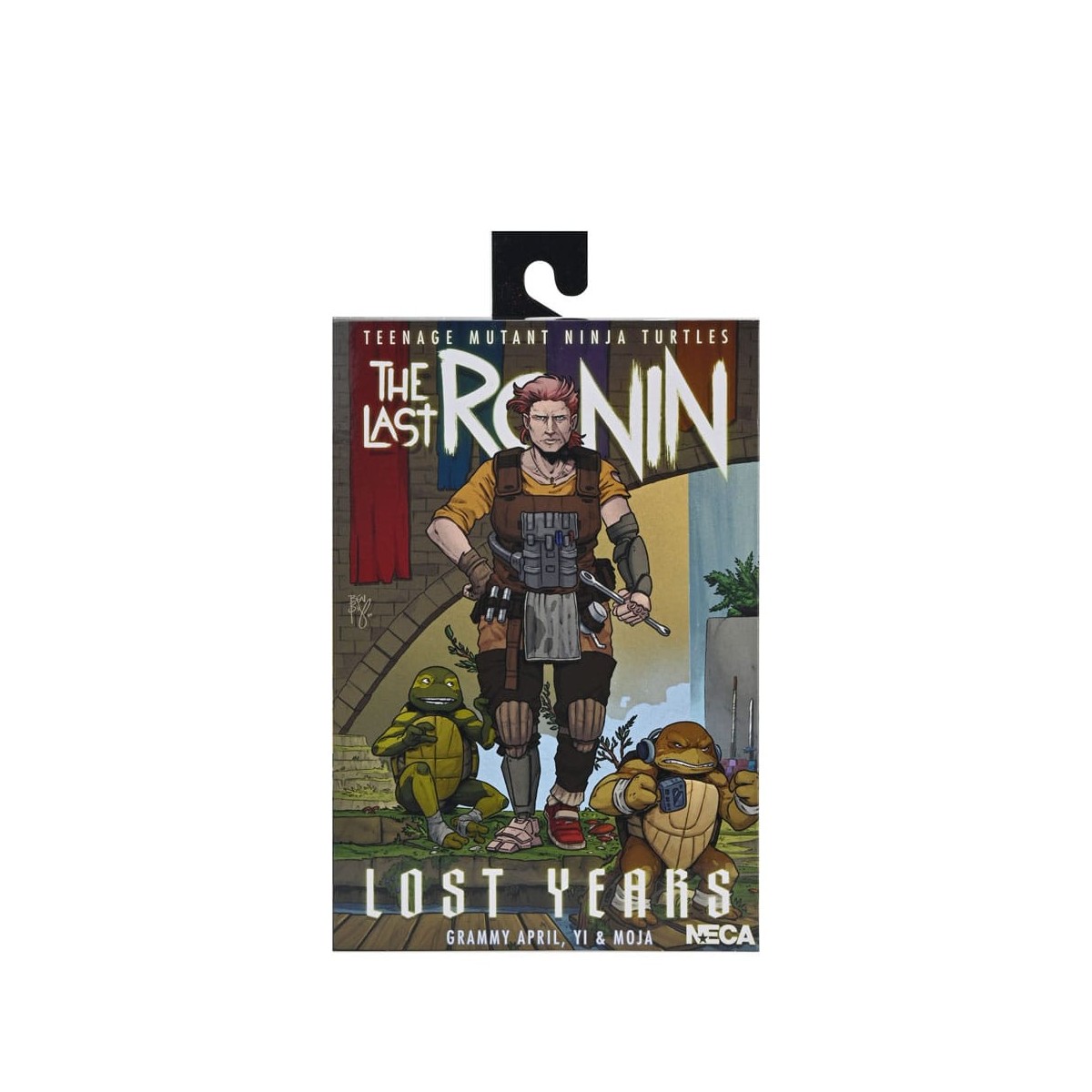 NECA - IDW Comics - Grammy April mit Baby Yi & Moja - The Last Ronin The Lost Years - TMNT